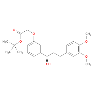 R)-1-(3-(tert-butoxycarbonylmethoxy)phenyl)-3-(3,4-dimethoxyphenyl)-propan-1-ol