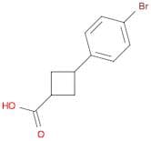 3-(4-bromophenyl)cyclobutane-1-carboxylic acid