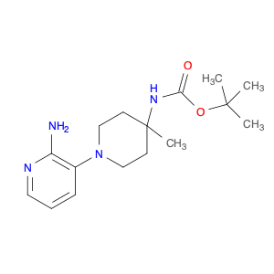 tert-butyl(1-(2-aminopyridin-3-yl)-4-methylpiperidin-4-yl)carbamate
