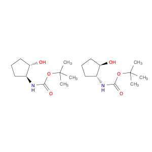Carbamic acid, [(1R,2R)-2-hydroxycyclopentyl]-, 1,1-dimethylethyl ester, rel-