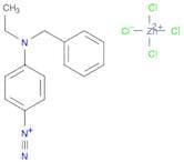 4-(benzyl(ethyl)amino)benzenediazonium zinc chloride
