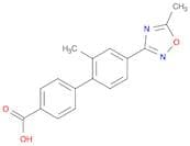 4-[2-Methyl-4-(5-methyl-1,2,4-oxadiazol-3-yl)phenyl]benzoic acid