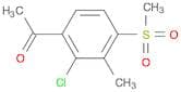 1-(2-CHLORO-4-METHANESULFONYL-3-METHYL-PHENYL)-ETHANONE