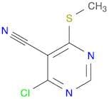4-Chloro-6-(methylthio)pyrimidine-5-carbonitrile