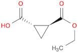 1,2-Cyclopropanedicarboxylicacid,monoethylester,(1S,2S)-(9CI)
