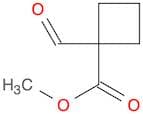 Cyclobutanecarboxylic acid, 1-formyl-, methyl ester (9CI)