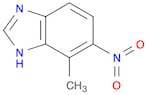 1H-Benzimidazole,4-methyl-5-nitro-(9CI)