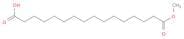 Hexadecanedioic acid 1-methyl ester