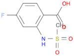 4-Fluoro-2-methanesulfonamidobenzoic acid