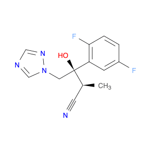 (αS,βR)-β-(2,5-Difluorophenyl)-β-hydroxy-α-Methyl-1H-1,2,4-triazole-1-butanenitrile