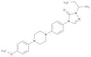 2,4-Dihydro-4-[4-[4-(4-methoxyphenyl)-1-piperazinyl]phenyl]-2-(1-methylpropyl)-3H-1,2,4-triazol-3-…