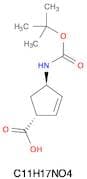 (1R,4R)-4-(tert-butoxycarbonylamino)cyclopent-2-enecarboxylic  acid