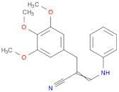 3-(Phenylamino)-2-(3,4,5-trimethoxybenzyl)acrylonitrile