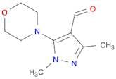 1,3-dimethyl-5-(morpholin-4-yl)-1H-pyrazole-4-carbaldehyde