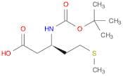 Pentanoic acid, 3-[[(1,1-dimethylethoxy)carbonyl]amino]-5-(methylthio)-,(3R)-