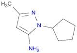 1-Cyclopentyl-3-methyl-1H-pyrazol-5-amine
