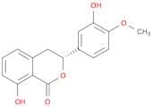 (3R)-3,4-Dihydro-8-hydroxy-3-(3-hydroxy-4-methoxyphenyl)-1H-2-benzopyran-1-one