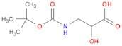 Propanoic acid, 3-[[(1,1-dimethylethoxy)carbonyl]amino]-2-hydroxy- (9CI)