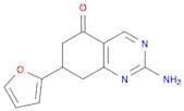 2-Amino-7-furan-2-yl-7,8-dihydro-6H-quinazolin-5-one