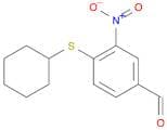 4-(Cyclohexylthio)-3-nitrobenzaldehyde