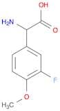 AMINO-(3-FLUORO-4-METHOXY-PHENYL)-ACETIC ACID