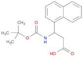 3-tert-Butoxycarbonylamino-3-naphthalen-1-yl-propionic acid