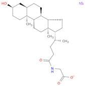 Glycine, N-​[(3α,​5β)​-​3-​hydroxy-​24-​oxocholan-​24-​yl]​-​, sodium salt (1:1)