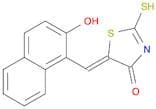(5E)-5-[(2-Hydroxy-1-naphthyl)methylene]-2-mercapto-1,3-thiazol-4(5H)-one