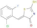 (5E)-5-(2-Chloro-6-fluorobenzylidene)-2-mercapto-1,3-thiazol-4(5H)-one
