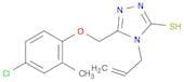 4-Allyl-5-[(4-chloro-2-methylphenoxy)methyl]-4H-1,2,4-triazole-3-thiol