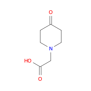1-Piperidineaceticacid, 4-oxo-