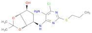 (3aR,4S,6R,6aS)-6-{[5-amino-6-chloro-2-(propylsulfanyl)pyrimidin-4-yl]amino}-2,2-dimethyl-hexahydr…