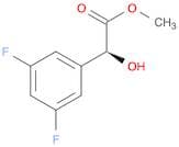 Benzeneacetic acid, 3,​5-​difluoro-​α-​hydroxy-​, methyl ester, (αS)​-