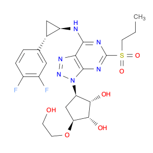 1,2-Cyclopentanediol, 3-[7-[[(1R,2S)-2-(3,4-difluorophenyl)cyclopropyl]amino]-5-(propylsulfonyl)-3…