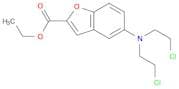 5-[Bis(2-chloroethyl)amino]-2-benzofurancarboxylic acid ethyl ester