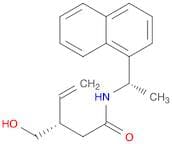 4-Pentenamide, 3-(hydroxymethyl)-N-[(1S)-1-(1-naphthalenyl)ethyl]-, (3S)-