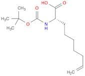 8-Nonenoic acid, 2-[[(1,1-dimethylethoxy)carbonyl]amino]-, (2S)-