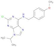 9H-Purin-6-amine, 2-chloro-N-[(4-methoxyphenyl)methyl]-9-(1-methylethyl)-