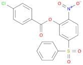 2-​Nitro-​5-​(phenylsulfonyl)​phenyl 4-​chlorobenzoate