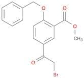 5-BROMOACETYL-2-BENSYLOXYBENZOIC ACID METHYL ESTER