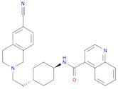 N-[trans-4-[2-(6-Cyano-3,4-dihydro-2(1H)-isoquinolinyl)ethyl]cyclohexyl]-4-quinolinecarboxamide