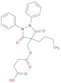 4-BUTYL-4-[HYDROXYMETHYL]-1,2-DIPHENYL-3,5-PYRAZOLIDINEDIONE HYDROGEN SUCCINATE [ESTER]