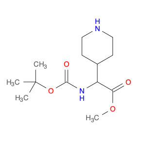 tert-Butoxycarbonylamino-piperidin-4-yl-acetic acid methyl ester