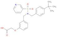 2-[3-[N-(4-tert-Butylbenzyl)-N-(pyridin-3-ylsulfonyl)aminomethyl]phenoxy]acetic acid