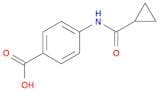 4-(Cyclopropanecarbonylamino)benzoic acid