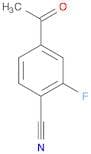 Benzonitrile, 4-acetyl-2-fluoro- (9CI)