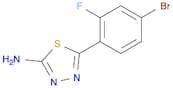 5-(4-Bromo-2-fluorophenyl)-1,3,4-thiadiazol-2-amine