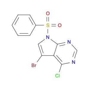 5-Bromo-4-chloro-7-(phenylsulfonyl)-7H-pyrrolo[2,3-d]pyrimidine