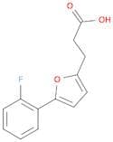 3-[5-(2-Fluorophenyl)-2-furyl]propanoic acid