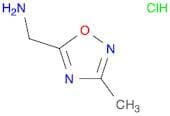 (3-Methyl-1,2,4-oxadiazol-5-yl)methanamine hydrochloride